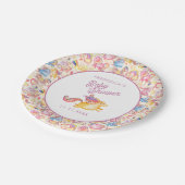 Assiettes En Carton Whimsical Unicorns  Baby Shower (Angle)