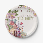 Assiettes En Carton WhimssFleur sauvage Fairytale Tea Party (Devant)