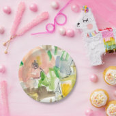 Assiettes En Carton Whimsy dans le jardin II (Fête)