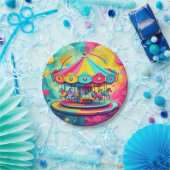 ASSIETTES EN CARTON " WHIRLLING WONDER " (Fête)