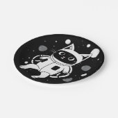 Assiettes En Carton Whiskers dans l'espace (Angle)