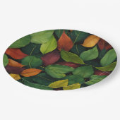 Assiettes En Carton Whispers of Autumn "Papier Plate" Feuilles (Angle)