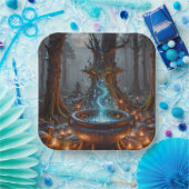 Assiettes En Carton Whispers of Magic Beneath the Moon (Fête)