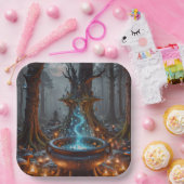 Assiettes En Carton Whispers of Magic Beneath the Moon (Fête)