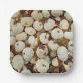 Assiettes En Carton White Pumkin Paper Plate (Recto)