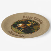 Assiettes En Carton Whitetail Buck (Angle)