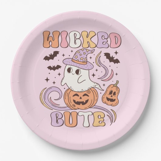 Assiettes En Carton Wicked Cute Halloween (Devant)