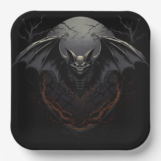 Assiettes en carton Wicked Whimsy (Recto)