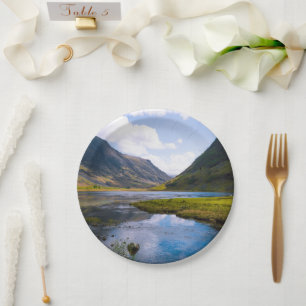 Assiettes En Carton wiew nature, montagne