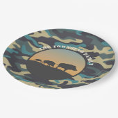 Assiettes En Carton Wild Boar et Camo (Angle)