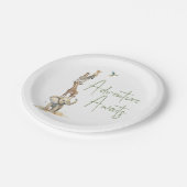 Assiettes En Carton Wild Jungle Safari Aventure Attend Baby shower (Angle)