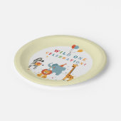 Assiettes En Carton Wild One First Birthday (Angle)