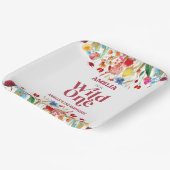 Assiettes En Carton Wild One Fleur sauvage 1er anniversaire (Angulaire)