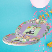 Assiettes En Carton Wild One Jungle Safari Thème 1er anniversaire fête