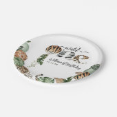 Assiettes En Carton Wild One moderne genre Neutre 1er anniversaire (Angle)