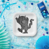 Assiettes En Carton Wild Thing | Je vais vous manger (Fête)