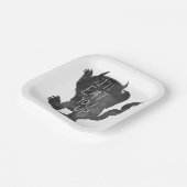 Assiettes En Carton Wild Thing | Je vais vous manger (Angulaire)