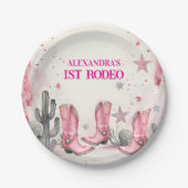 Assiettes En Carton Wild West 1st Rodeo Birthday (Devant)