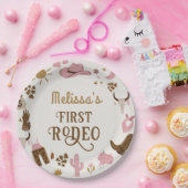 Assiettes En Carton Wild West Cowboy Rodeo fête d'anniversaire (Fête)
