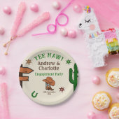 Assiettes En Carton Wild West Rustic Cowboy Parti occidental (Fête)