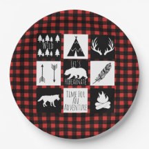 Wilderness rustique & Animaux Buffalo Check Plaid