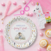 Assiettes En Carton Wildflower Whimsical Fairy First Birthday Party (Fête)
