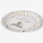 Assiettes En Carton Wildflower Whimsical Fairy First Birthday Party (Angle)
