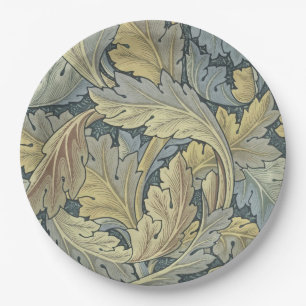Assiettes En Carton William Morris Acanthus Feuille Floral Art Nouveau