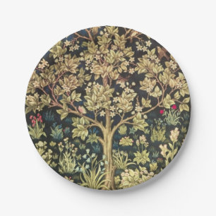 Assiettes En Carton William Morris Arbre De Vie Floral Art Vintage