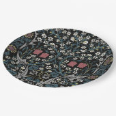 Assiettes En Carton William Morris Blackthorn Floral Art Nouveau (Angle)
