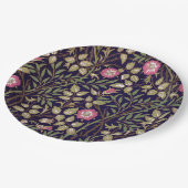 Assiettes En Carton William Morris Briquet Floral Art nouveau (Angle)