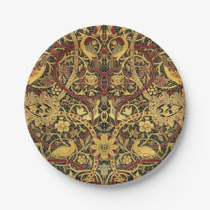 Assiettes En Carton William Morris Bullerswood Tapisserie Faux