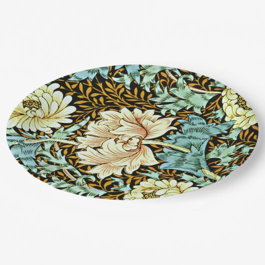 Assiettes En Carton William Morris - Chrysanthemum, (Angle)