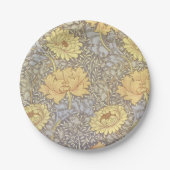 Assiettes En Carton William Morris Chrysanthemum Fleurs maman (Devant)