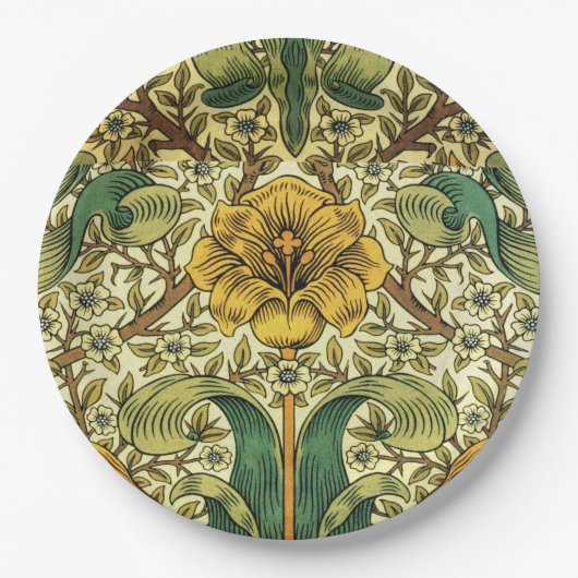 Assiettes En Carton William Morris Classic Floral (Devant)