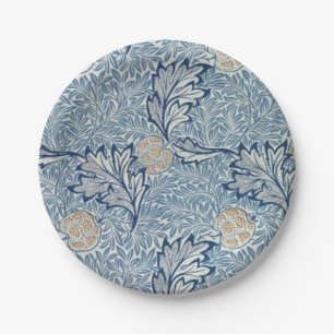 Assiettes En Carton William Morris Flower Floral Design