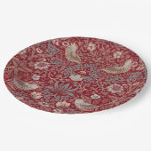 Assiettes En Carton William Morris fraise Thief Papier à envelopper (Angle)