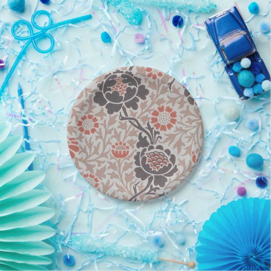 Assiettes En Carton William Morris Grafton Botanic Art Design (Fête)