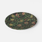 Assiettes En Carton William Morris grenade classique fruits (Angle)