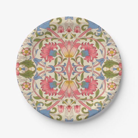 Assiettes En Carton William Morris Lodden Spring Wallpaper Art (Devant)