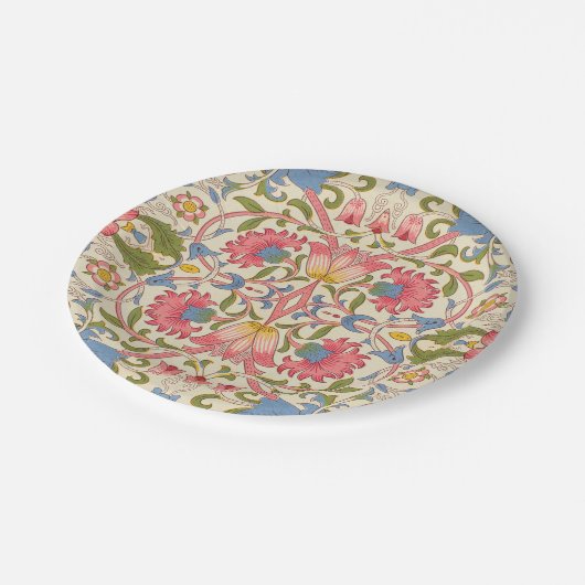 Assiettes En Carton William Morris Lodden Spring Wallpaper Art (Angle)