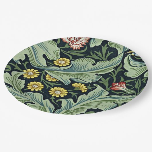 Assiettes En Carton William Morris motif, Leicester (Angle)