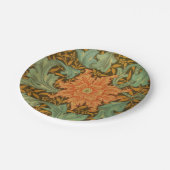Assiettes En Carton William Morris Motif monumental Art nouveau (Angle)