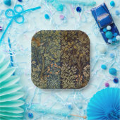 Assiettes En Carton William Morris - Pheasant Bird Tree Botanical (Fête)