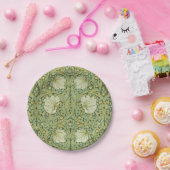 Assiettes En Carton William Morris Pimpernel Fond d'écran bleu Floral (Fête)