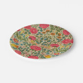Assiettes En Carton William Morris Rose Floral Chintz rose (Angle)