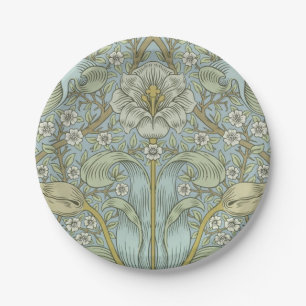 Assiettes En Carton William Morris Spring Thicket : Floral antique