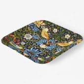 Assiettes En Carton William Morris, Strawberry Thief, (Angulaire)