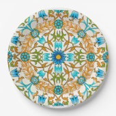 Assiettes En Carton William Morris - Vin, célèbre motif, (Devant)