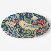 Assiettes En Carton William Morris Voleur de fraise (Angle)